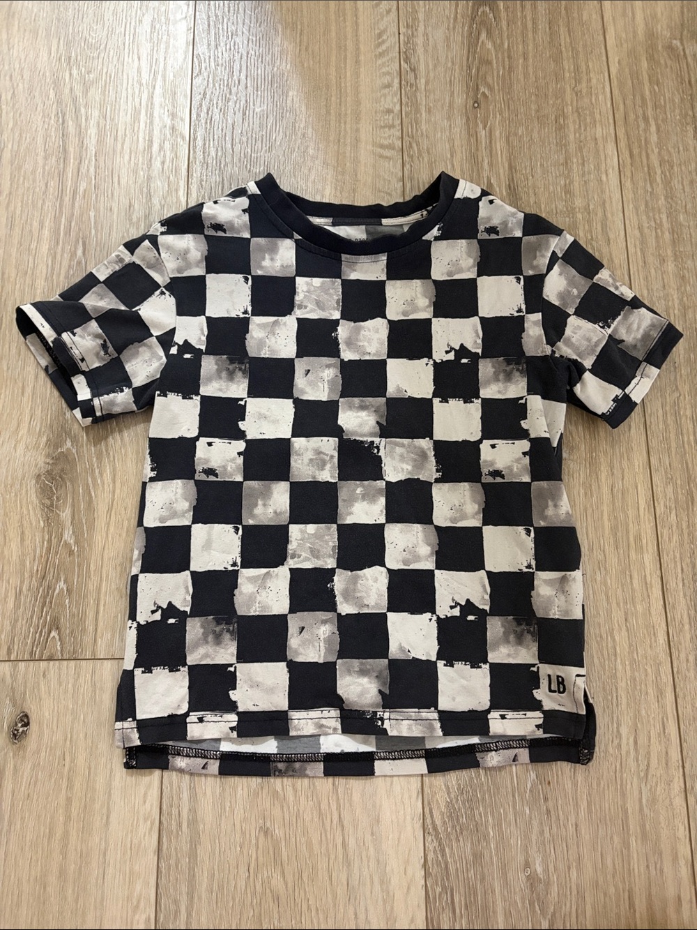 Little Bipsy checkered t-shirt